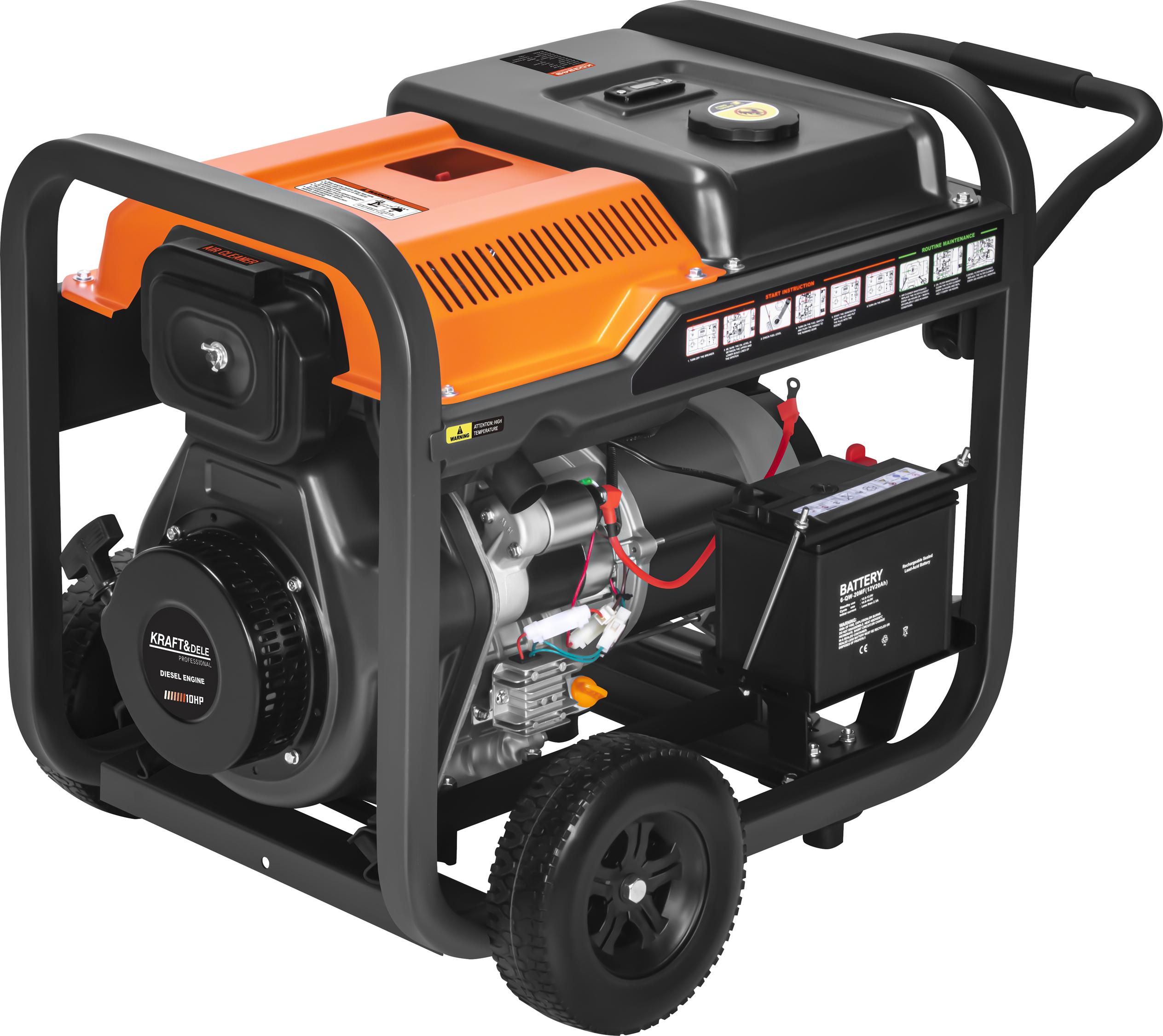 Elektrocentrála DIESEL 8/9kW 230V KD3249