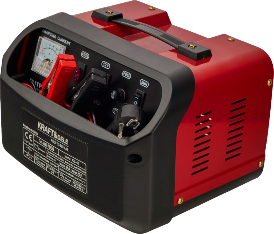 Automatický nabíječ 12 24V 40A 300Ah KD1909 4
