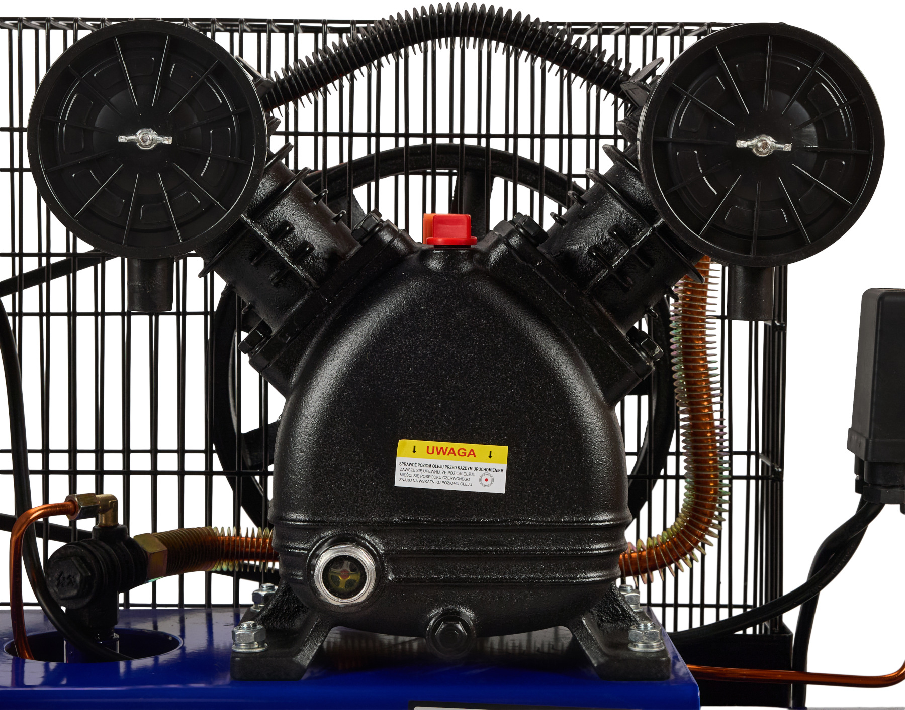 Olejový kompresor 100L 2 PÍSTY 230V KD4054