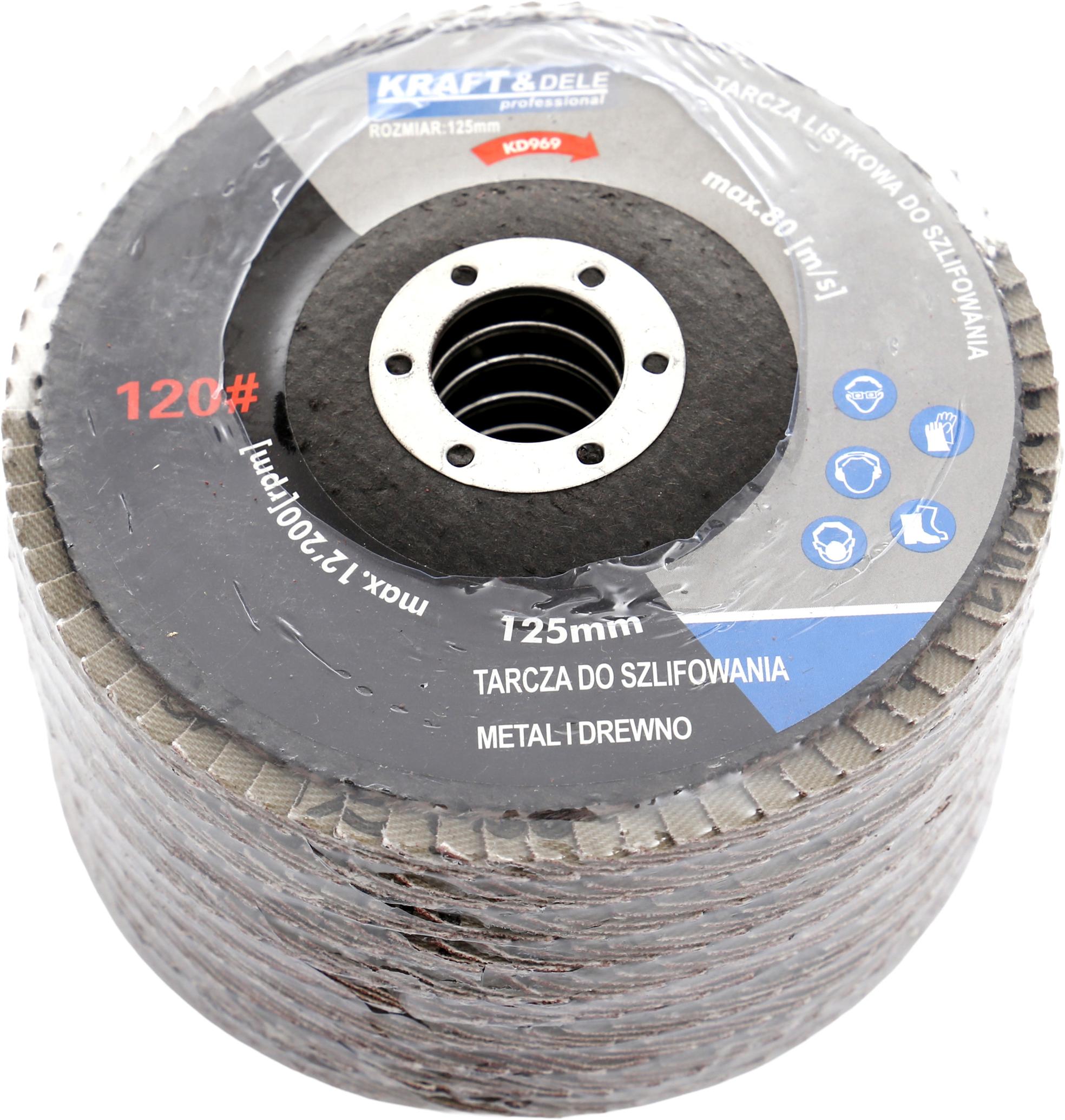 Sada lamelových kotoučů 125mm P120 KD969