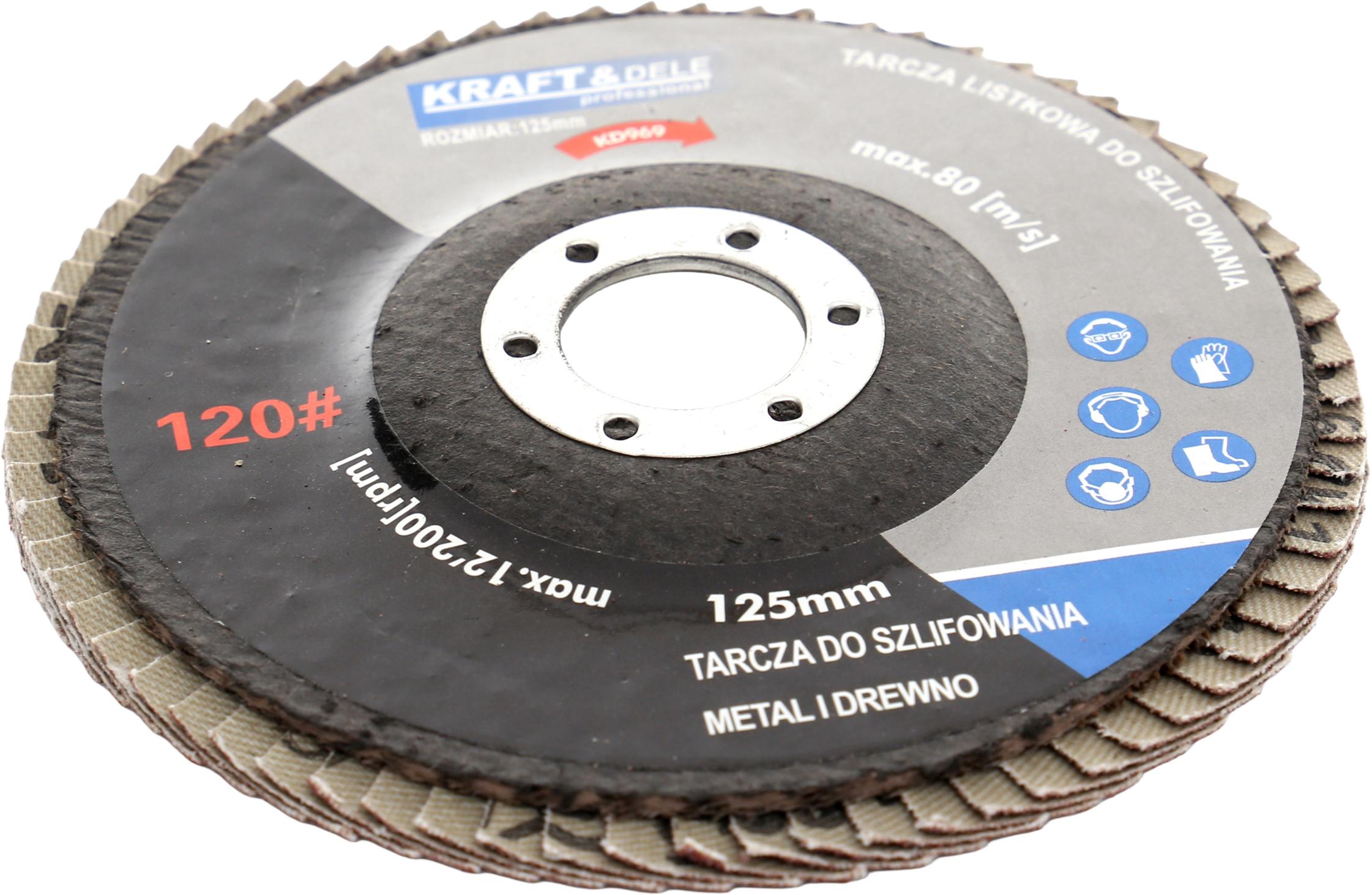 Sada lamelových kotoučů 125mm P120 KD969
