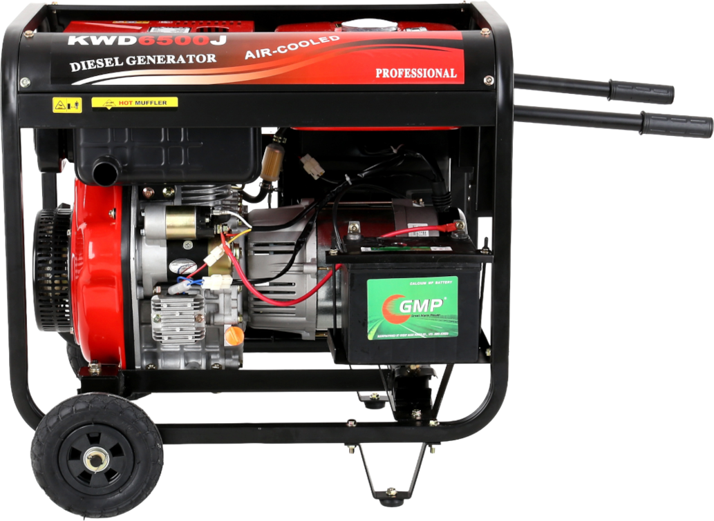 Dieselový generátor 6500W 12/230V KD122