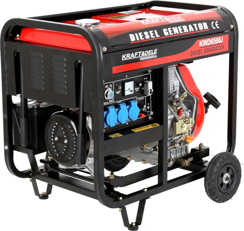 Dieselový generátor 6500W 12/230V KD122
