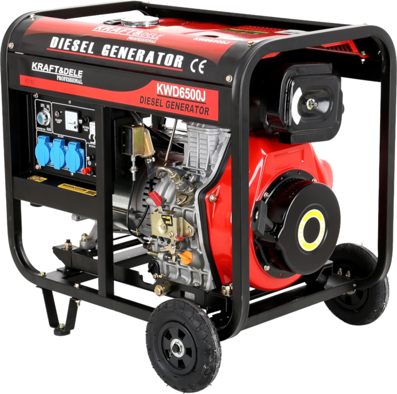 Dieselový generátor 6500W 12/230V KD122