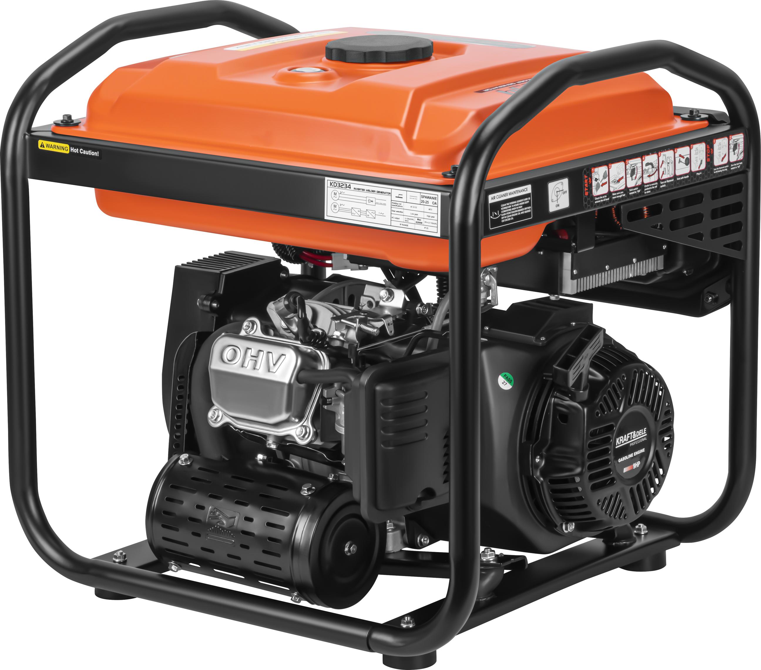 Invertorová elektrocentrála se svářečkou 5,8/6,2kW KD3234