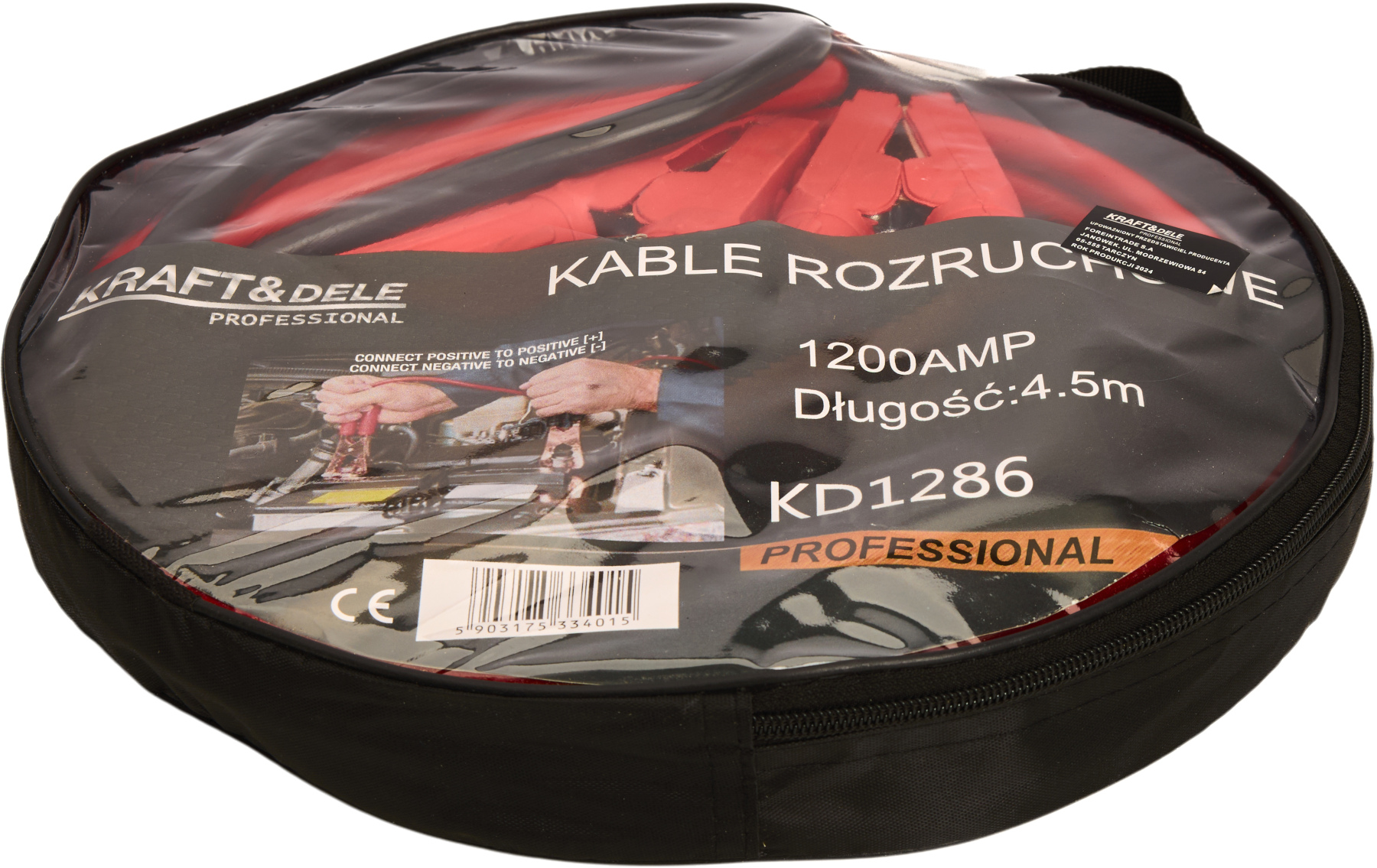 Startovací kabely 1200A 4,5m KD1286
