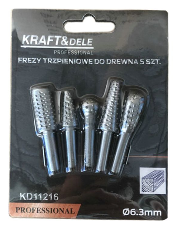 Stopkové frézy do dřeva 5ks KD11216