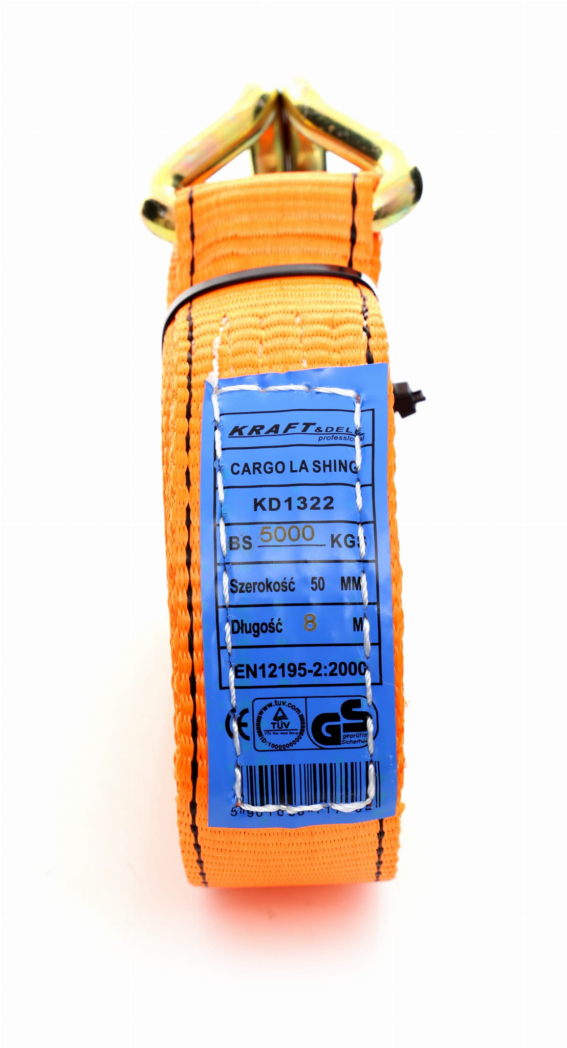 Jednobodový transportní popruh 8 m/50 mm/5 t KD1322