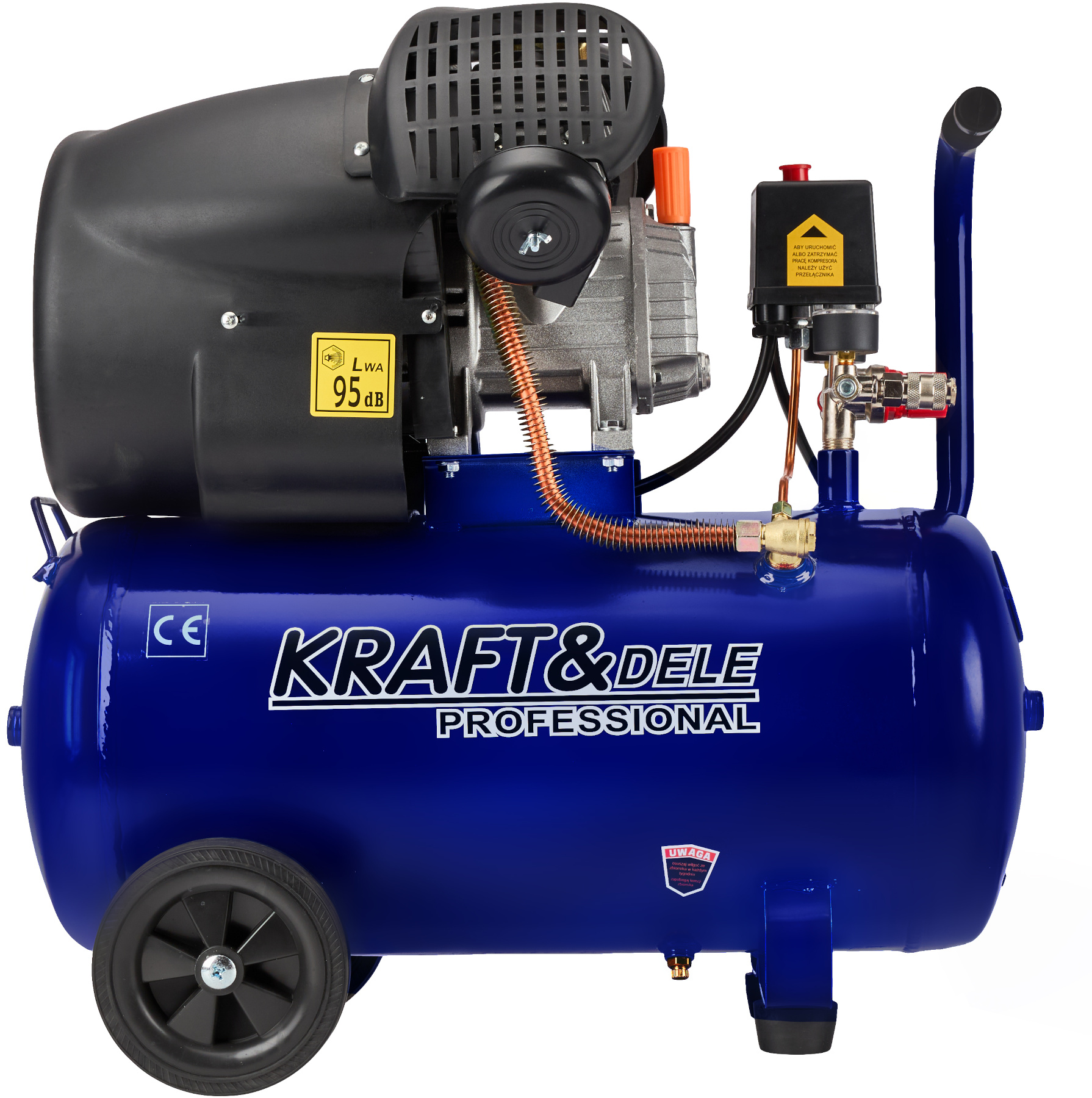 Olejový kompresor 50L 3,5kW 380L/min KD4049