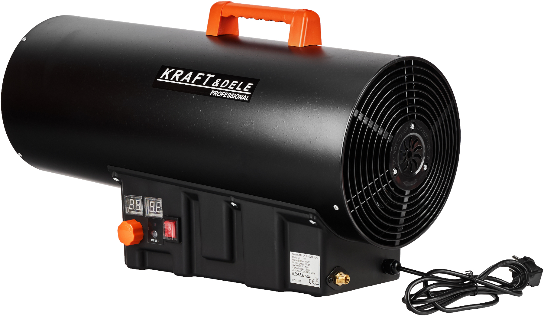 Plynové topidlo 60kW Termostat KD11702