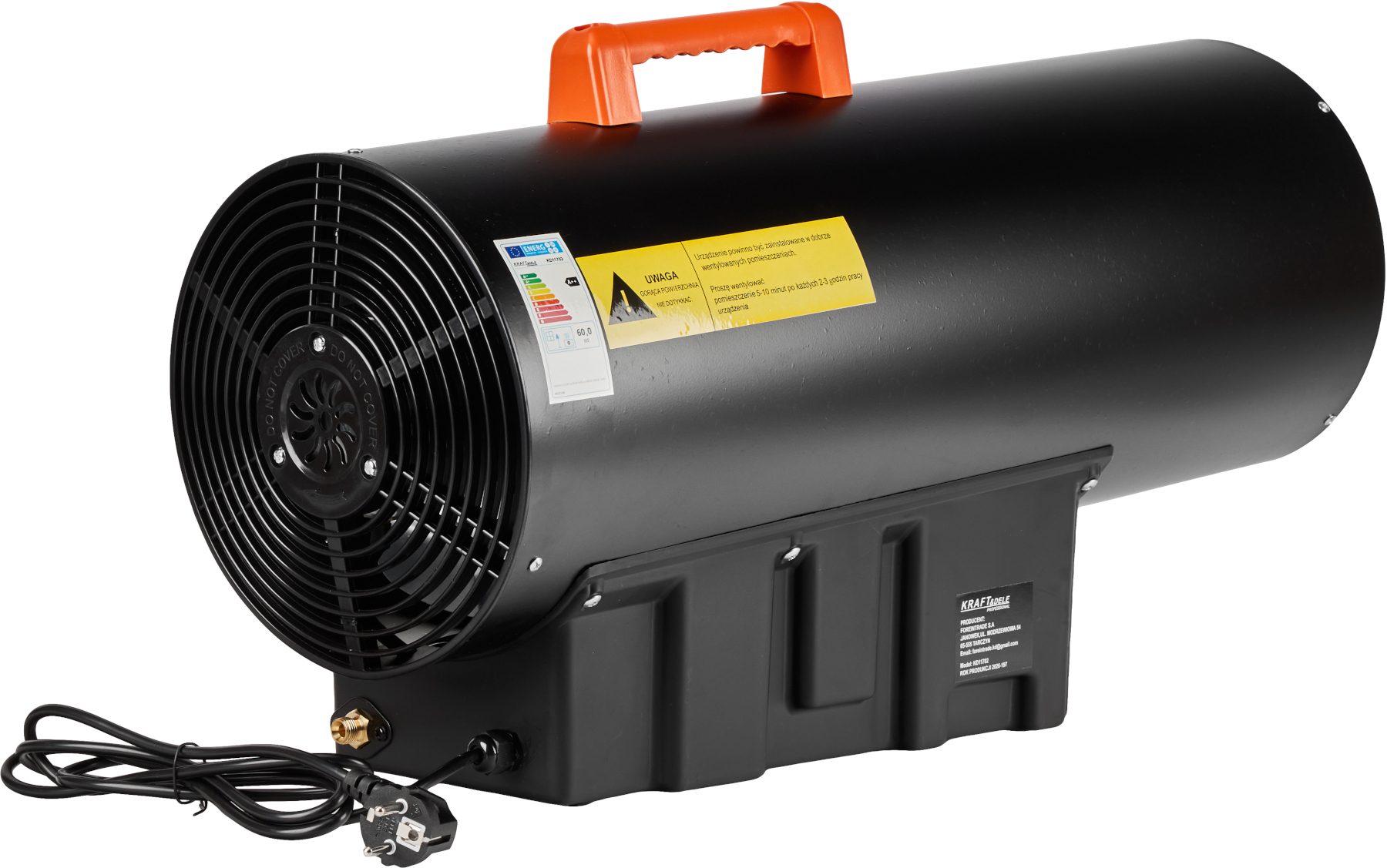Plynové topidlo 60kW Termostat KD11702