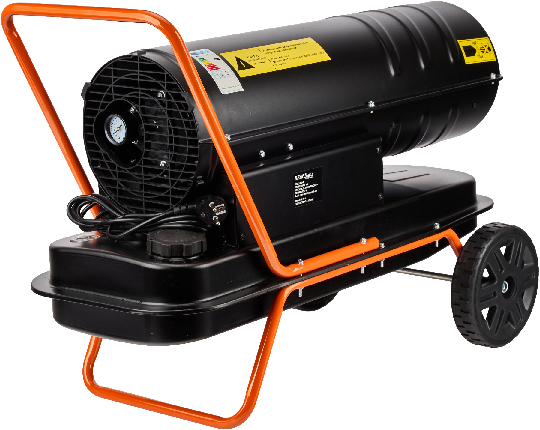 Naftové topidlo 30kW termostat KD11710