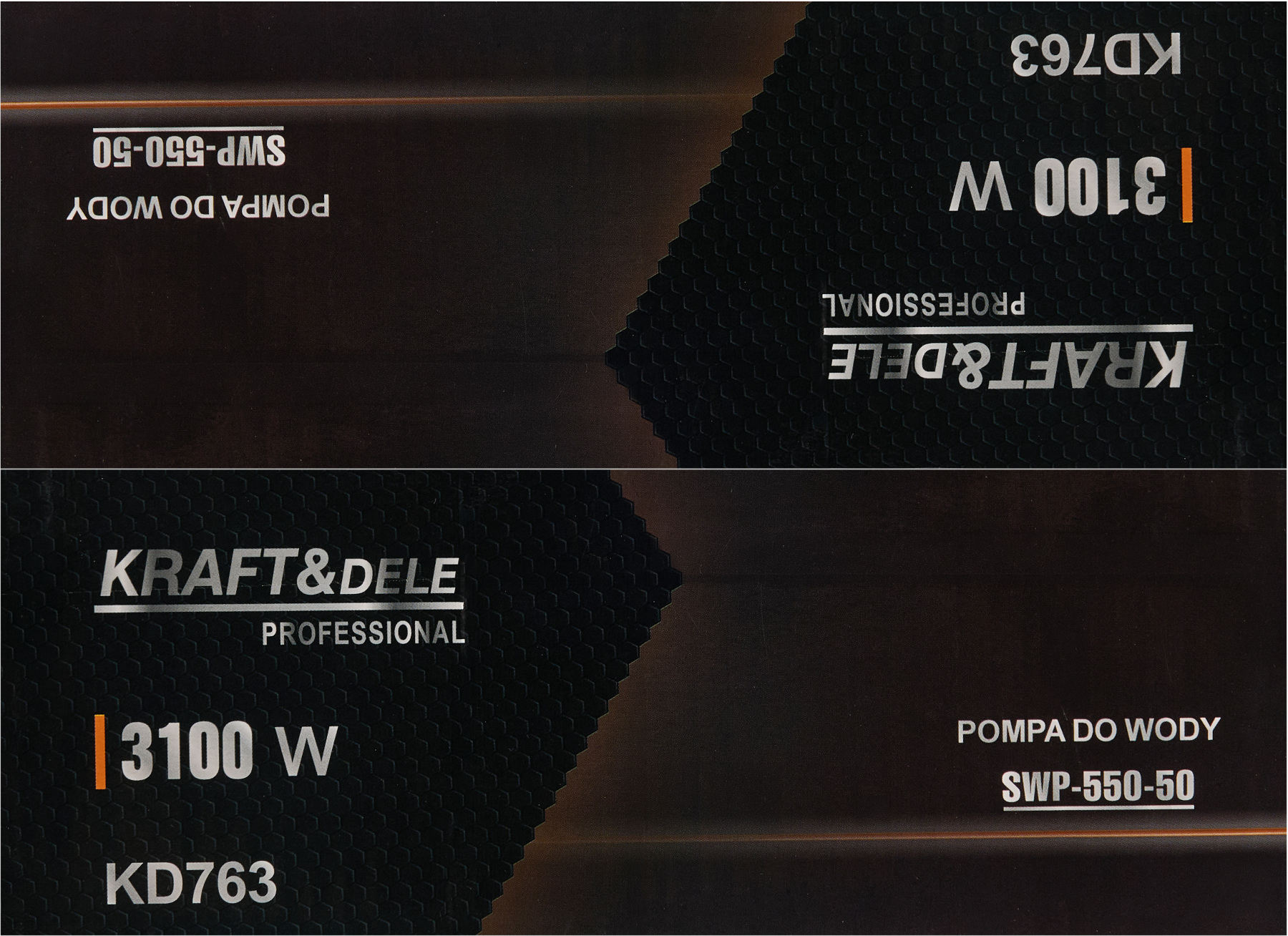 PONORNÉ ČERPADLO NA VODU S DRTIČEM 3100W + PLOVÁK KD763