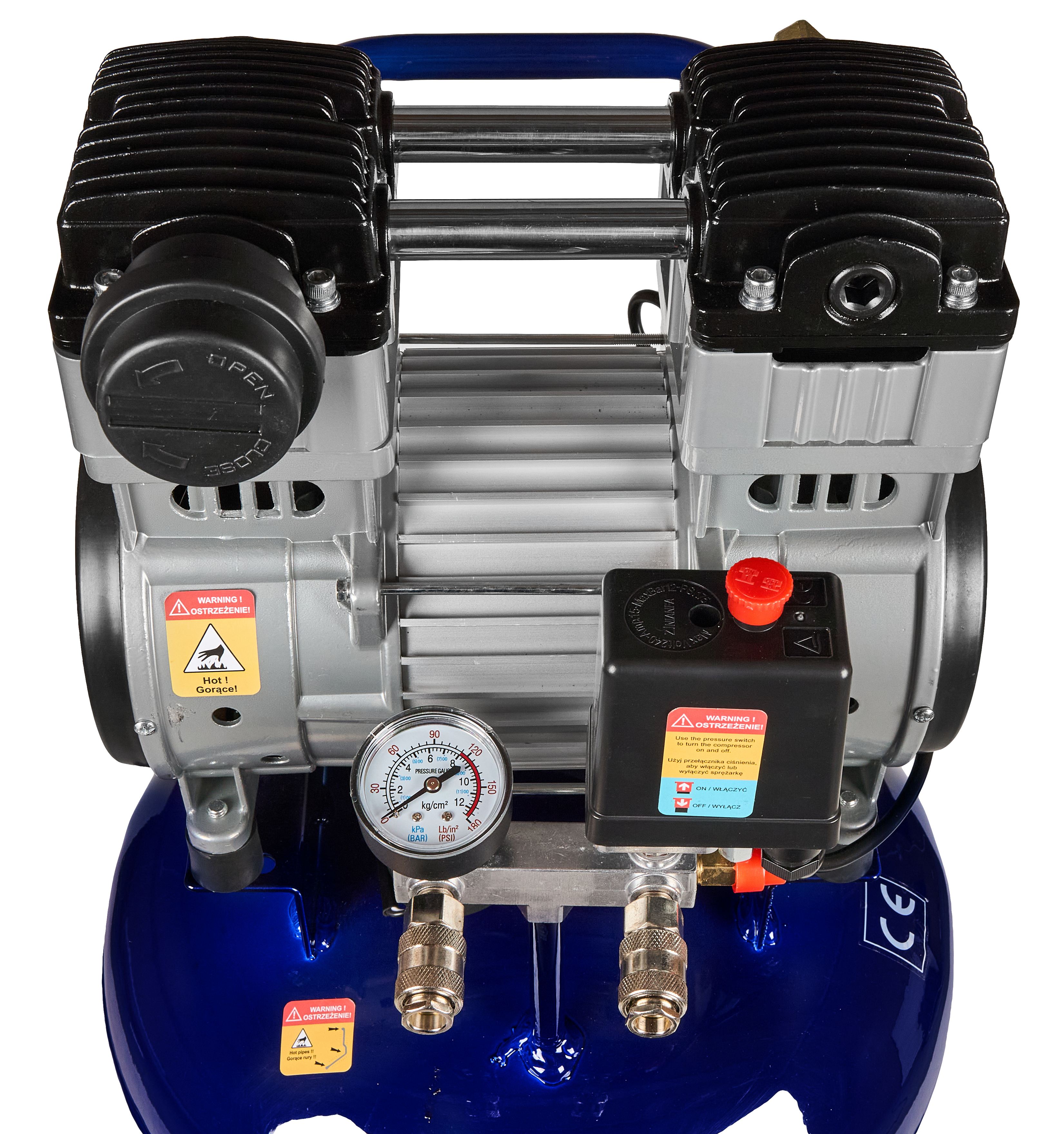 Kompresor bezolejový 100L 2200W 10Bar KD4097