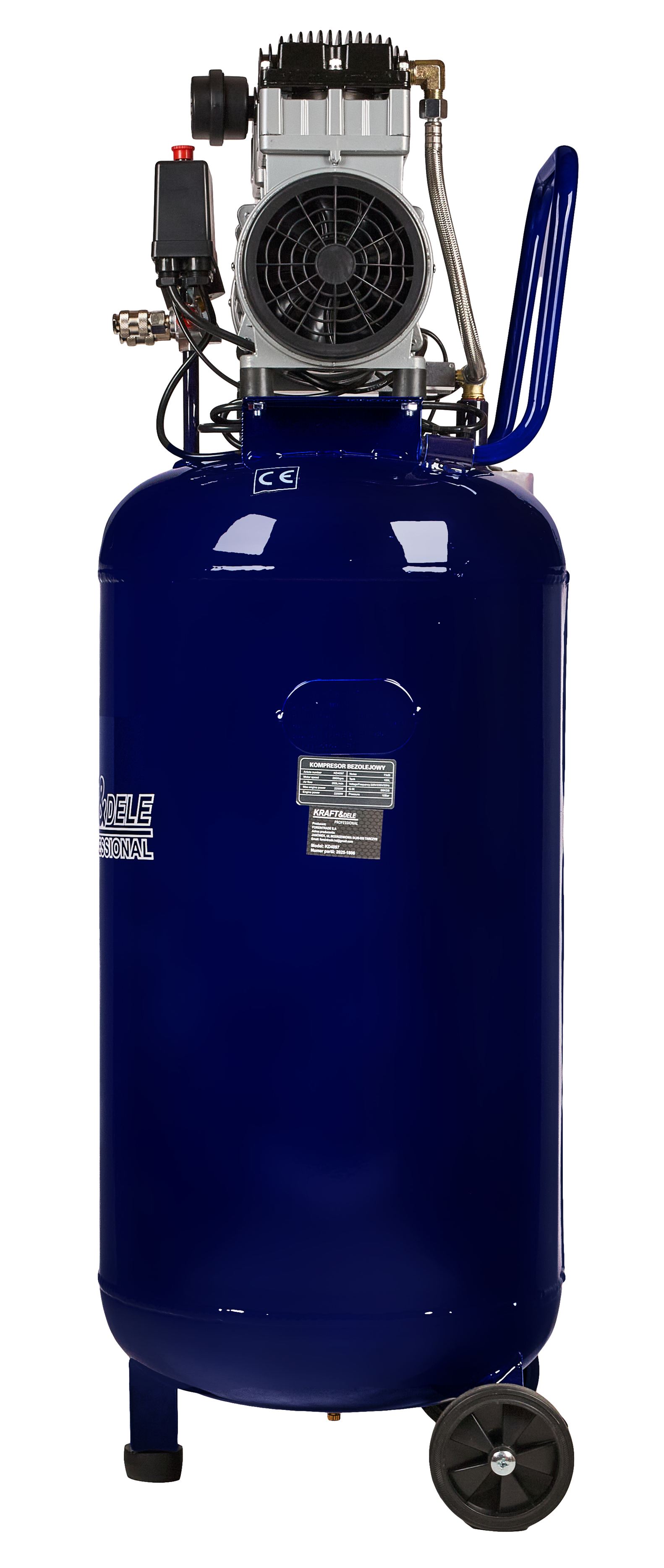 Kompresor bezolejový 100L 2200W 10Bar KD4097