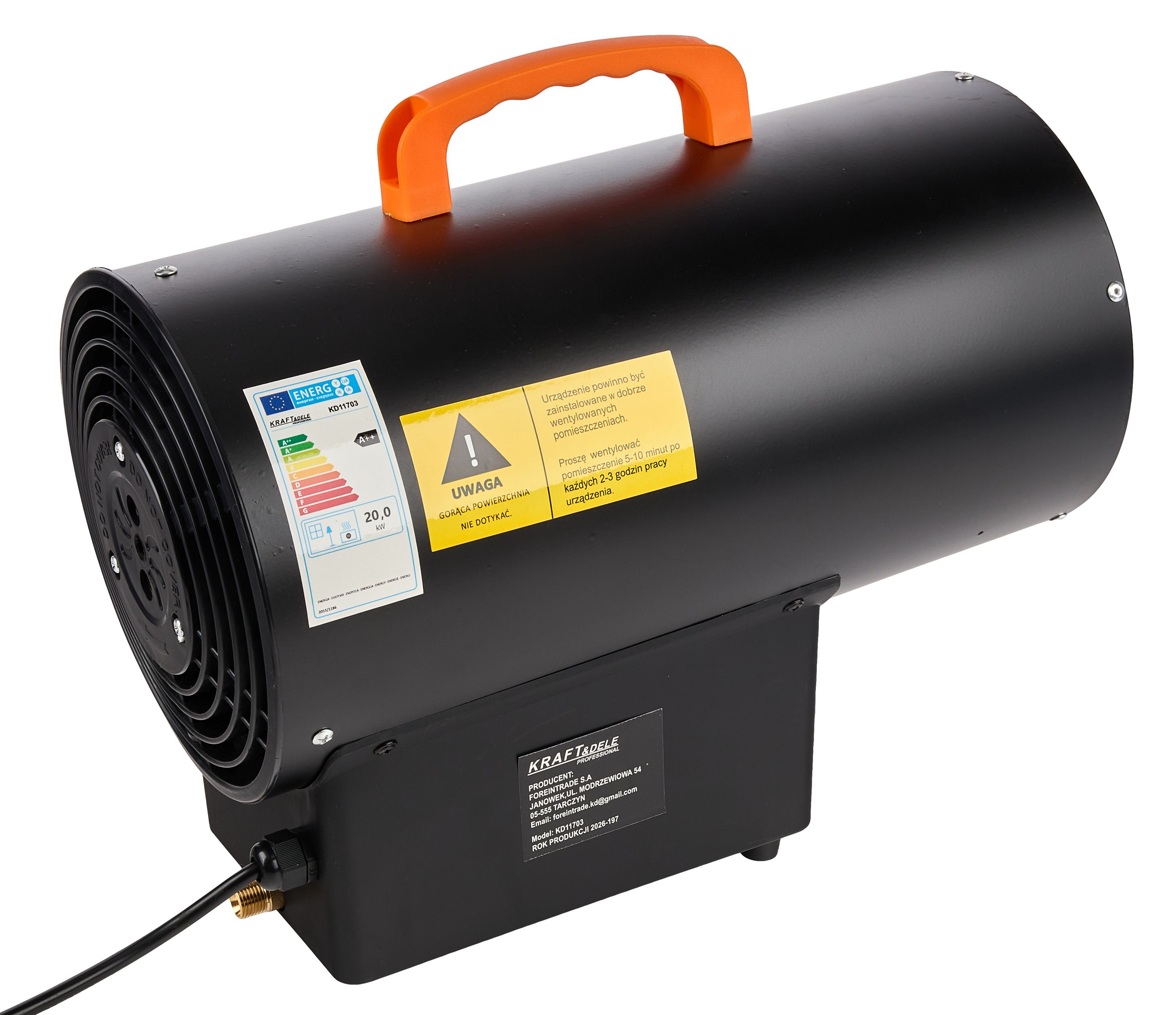 Plynový ohřívač 20kW KD11703