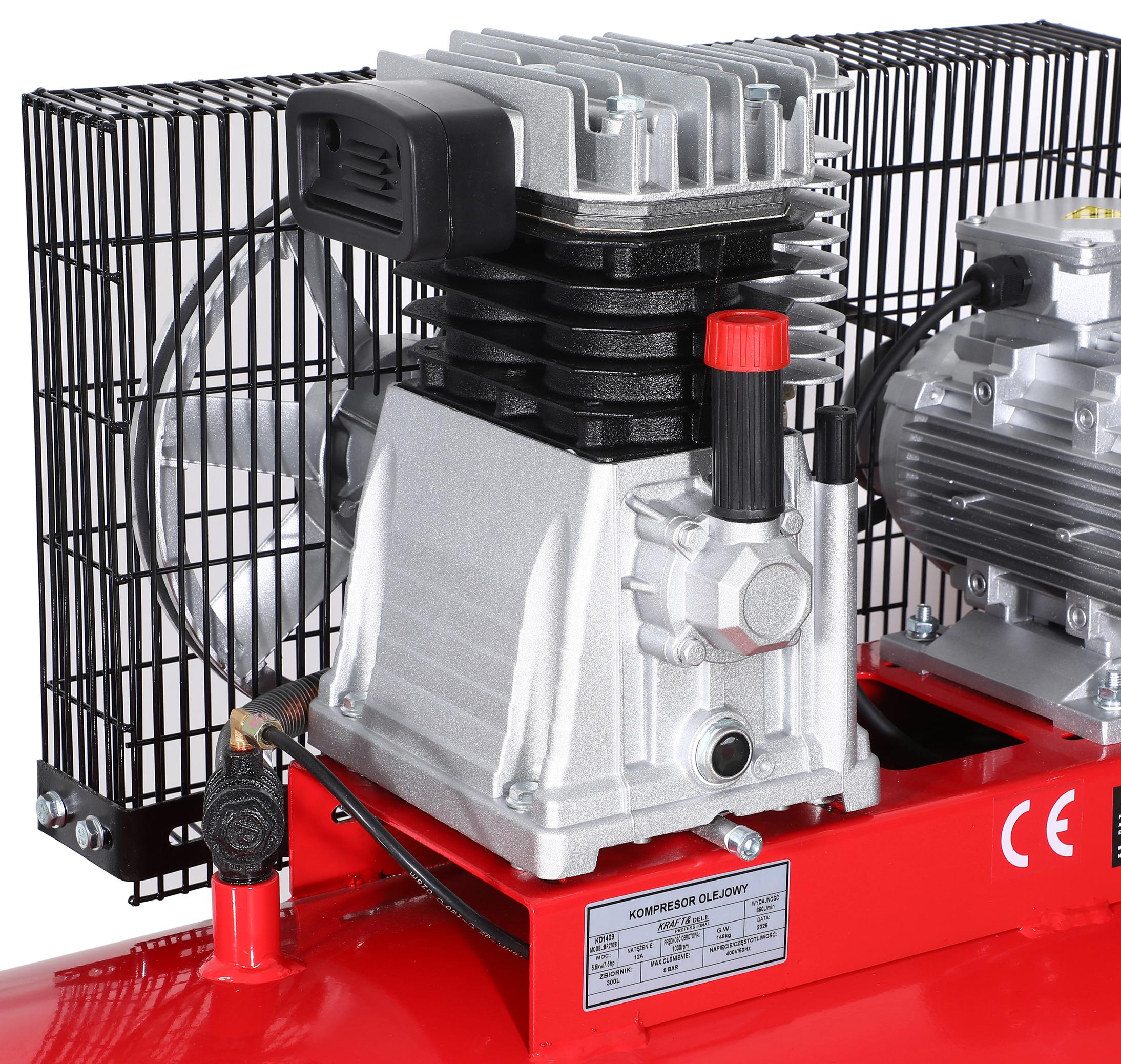 Olejový kompresor 300L 9,5kW KD1409