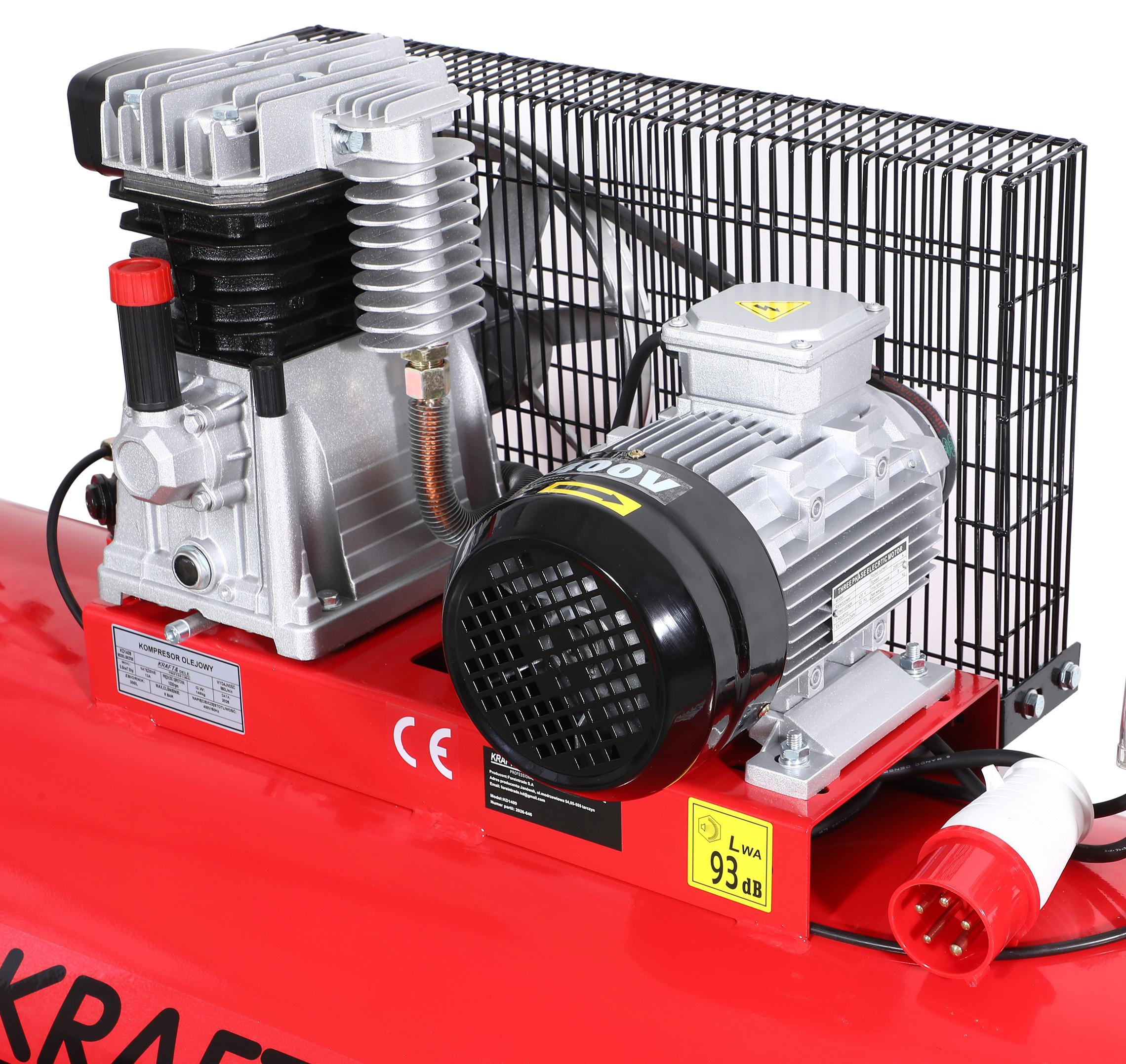 Olejový kompresor 300L 9,5kW KD1409