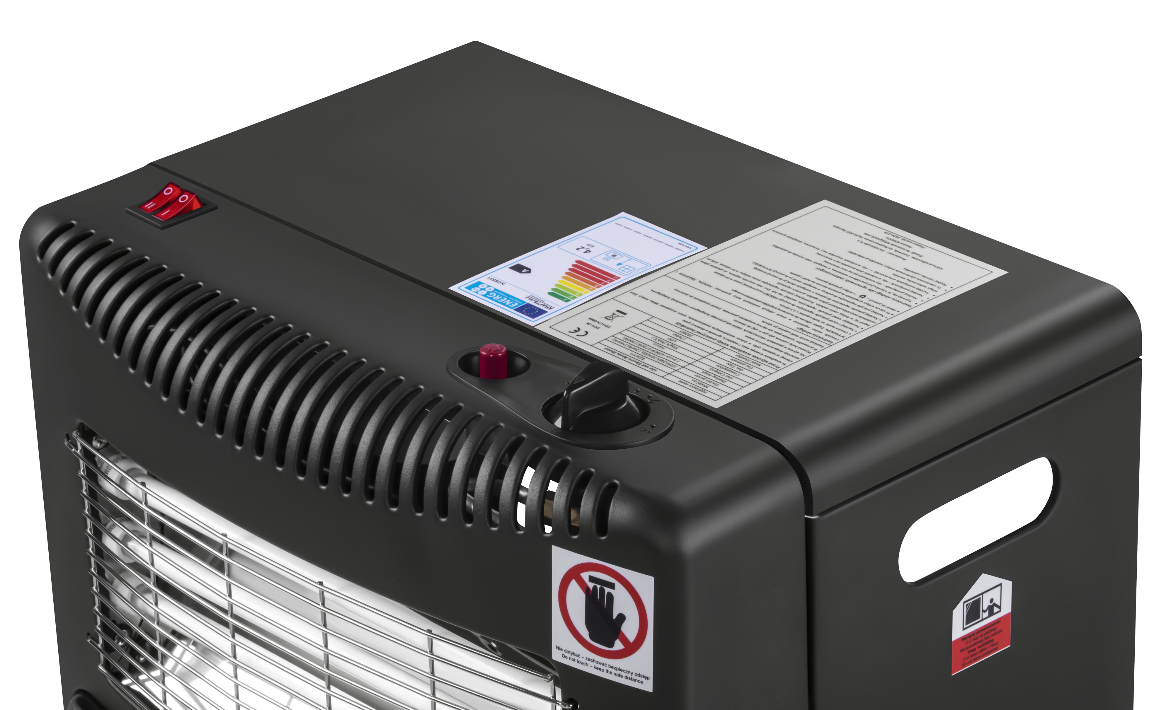 Plynová kamna 1500/2750/4200W a elektrická 1200W 2v1 KD6531