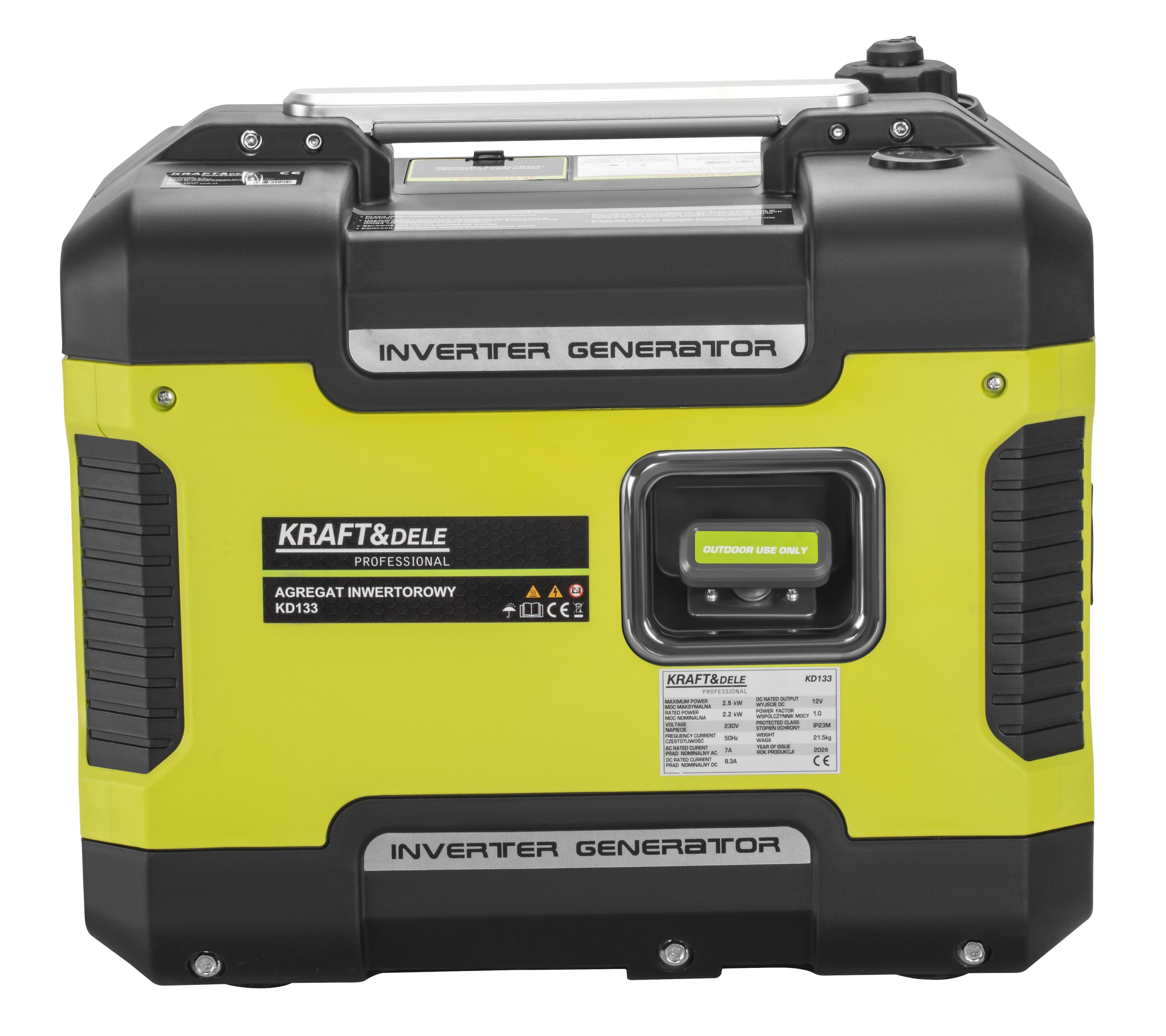Invertorová elektrocentrála 1,9kW KD133