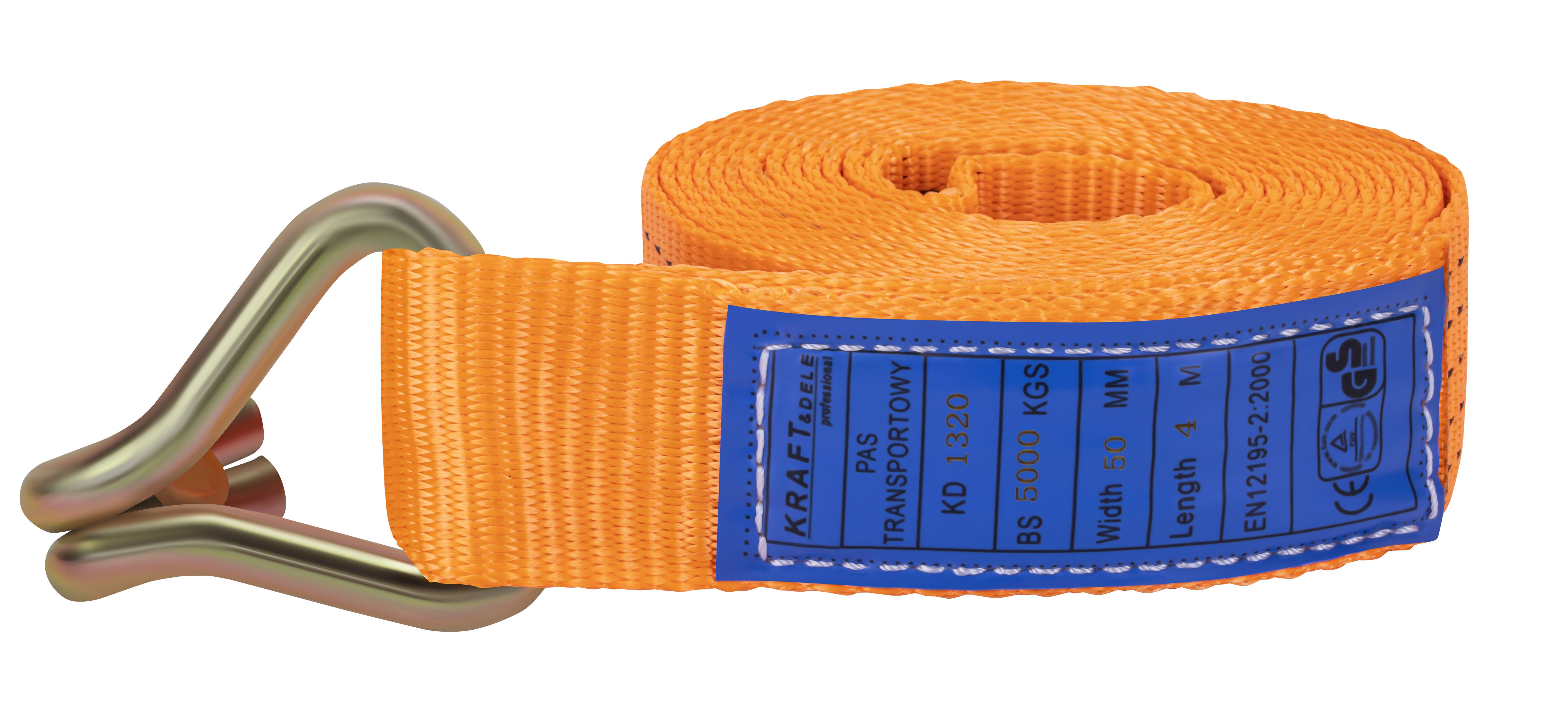 Jednobodový transportní popruh 4 m/50 mm/5 t KD1320