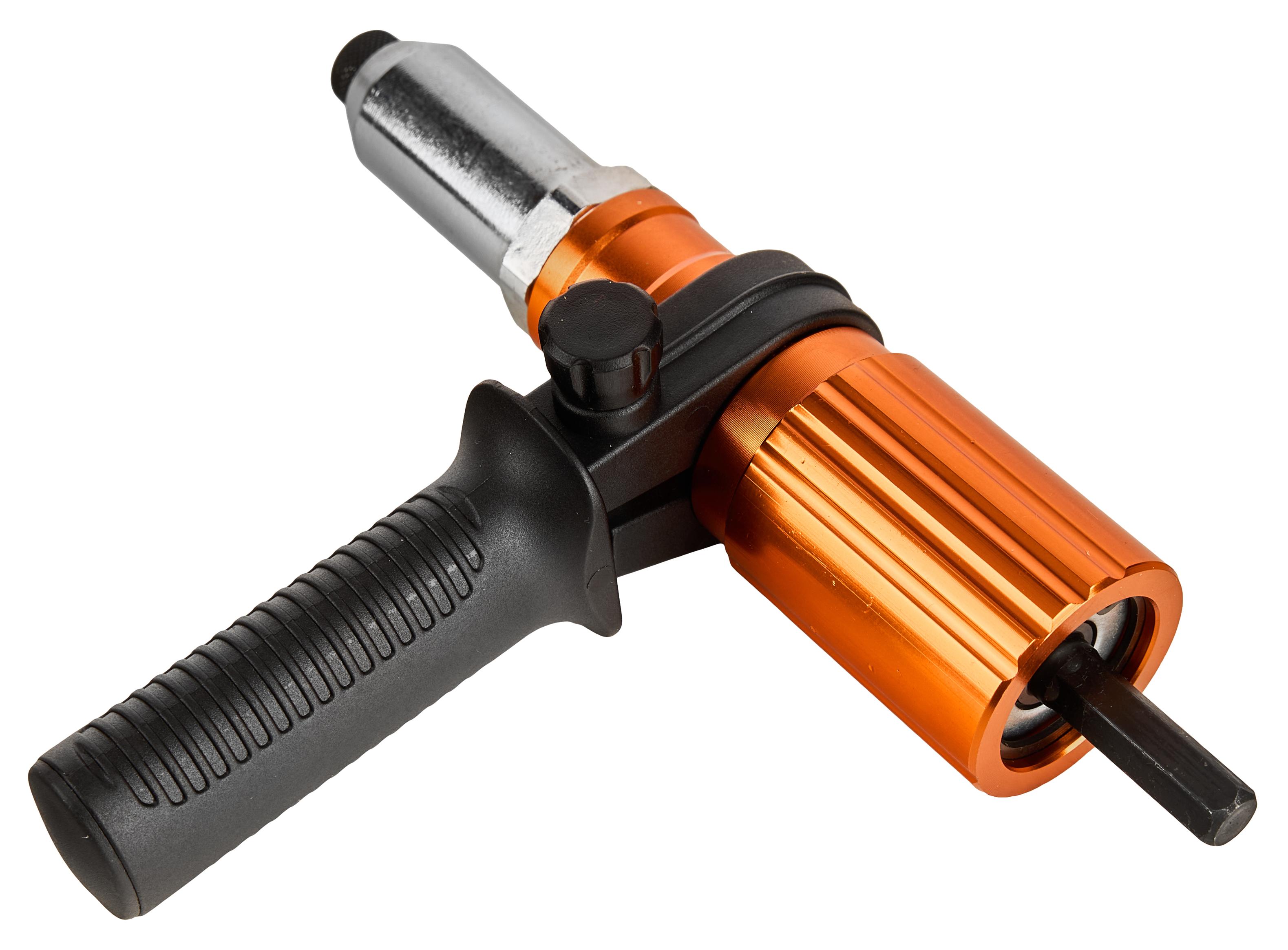 Nýtovací nástavec pro trhací nýty na vrtačku s rukojetí 2,4-4,8mm KD12700
