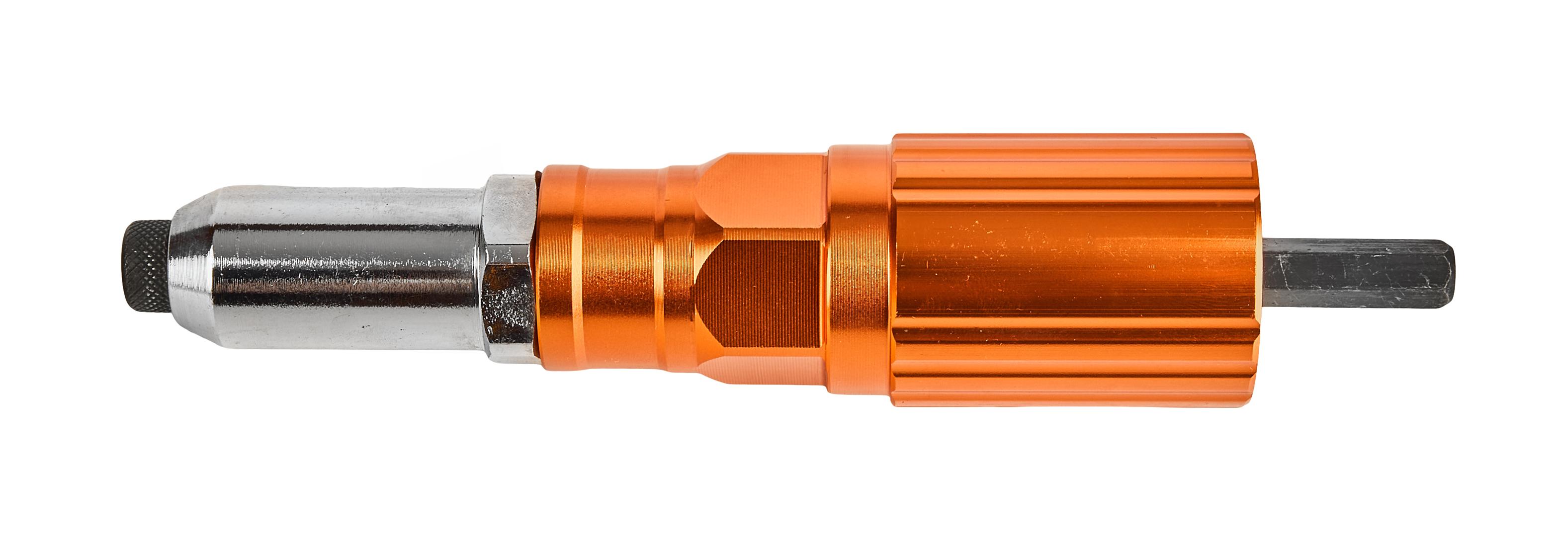 Nýtovací nástavec pro trhací nýty na vrtačku s rukojetí 2,4-4,8mm KD12700