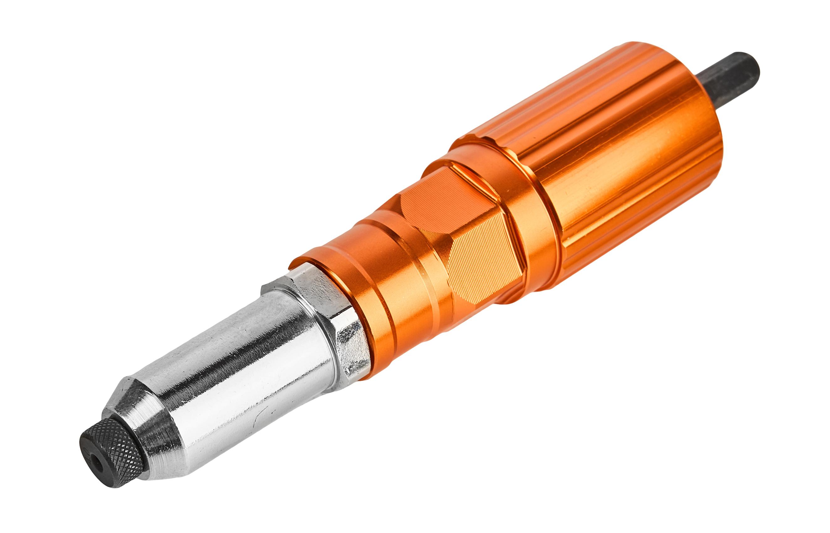 Nýtovací nástavec pro trhací nýty na vrtačku s rukojetí 2,4-4,8mm KD12700