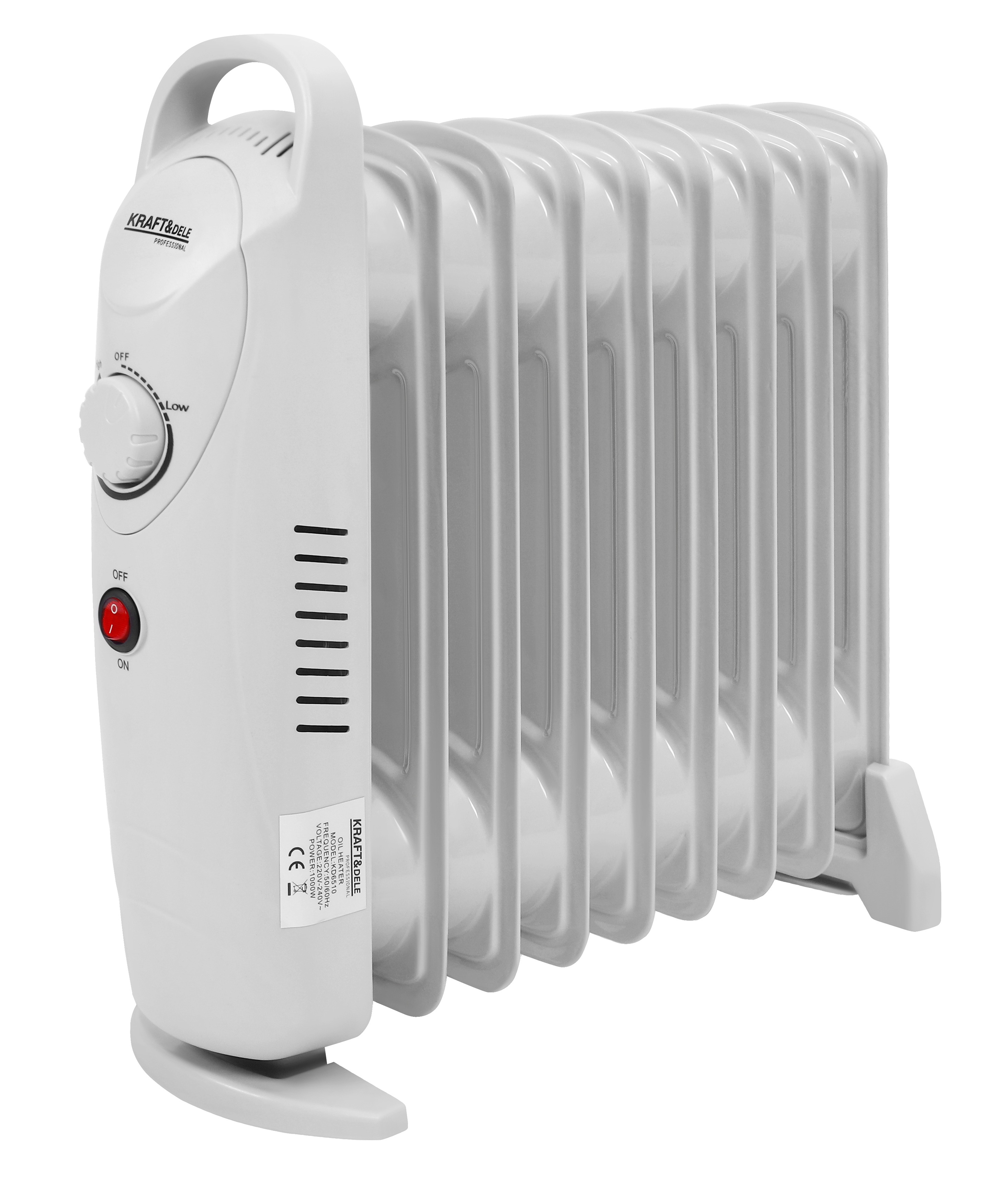 Elektrický olejový radiátor 1000W KD6510
