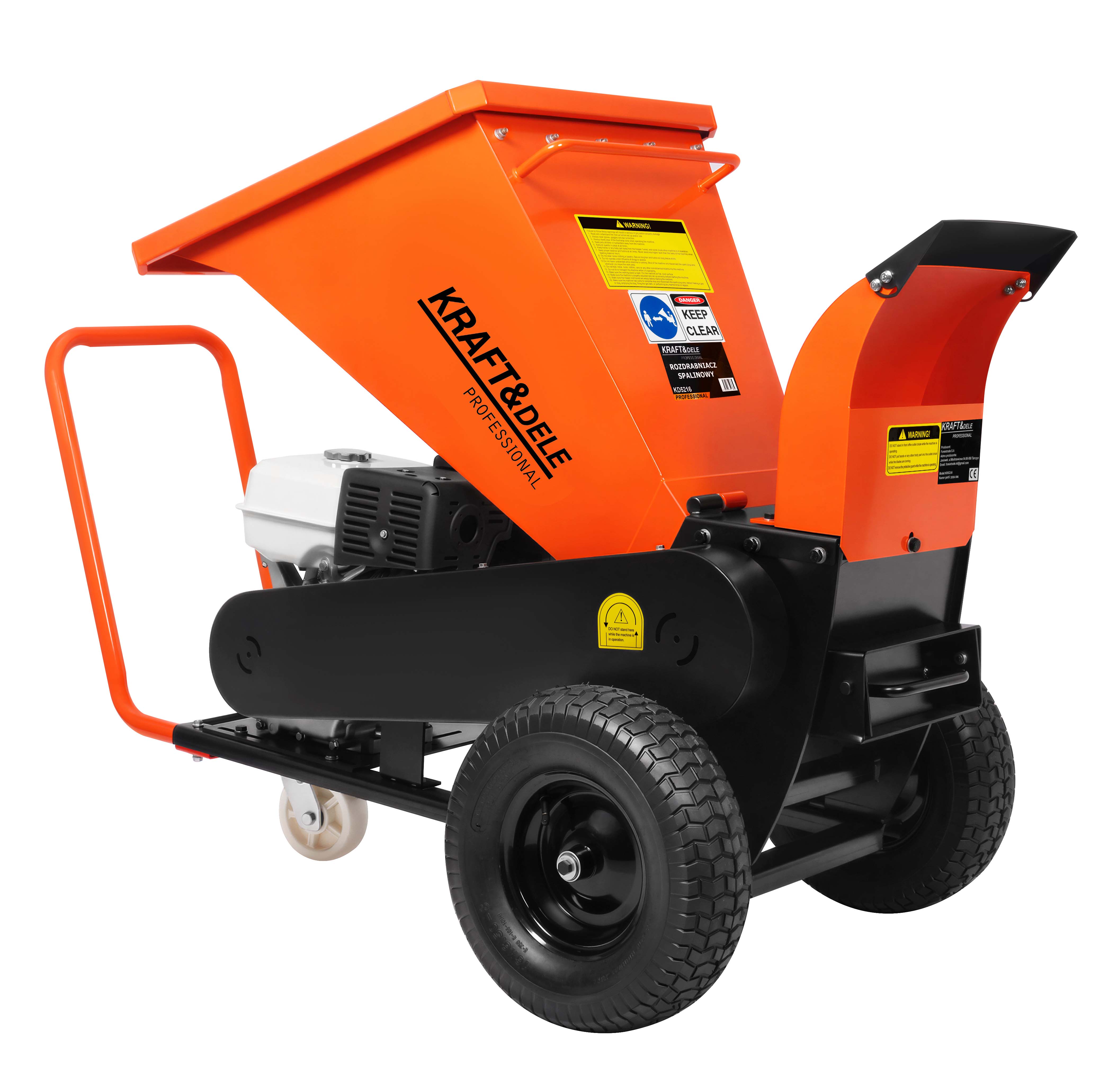 Benzínový drtič 13 HP 1000-5000kg/h KD5216