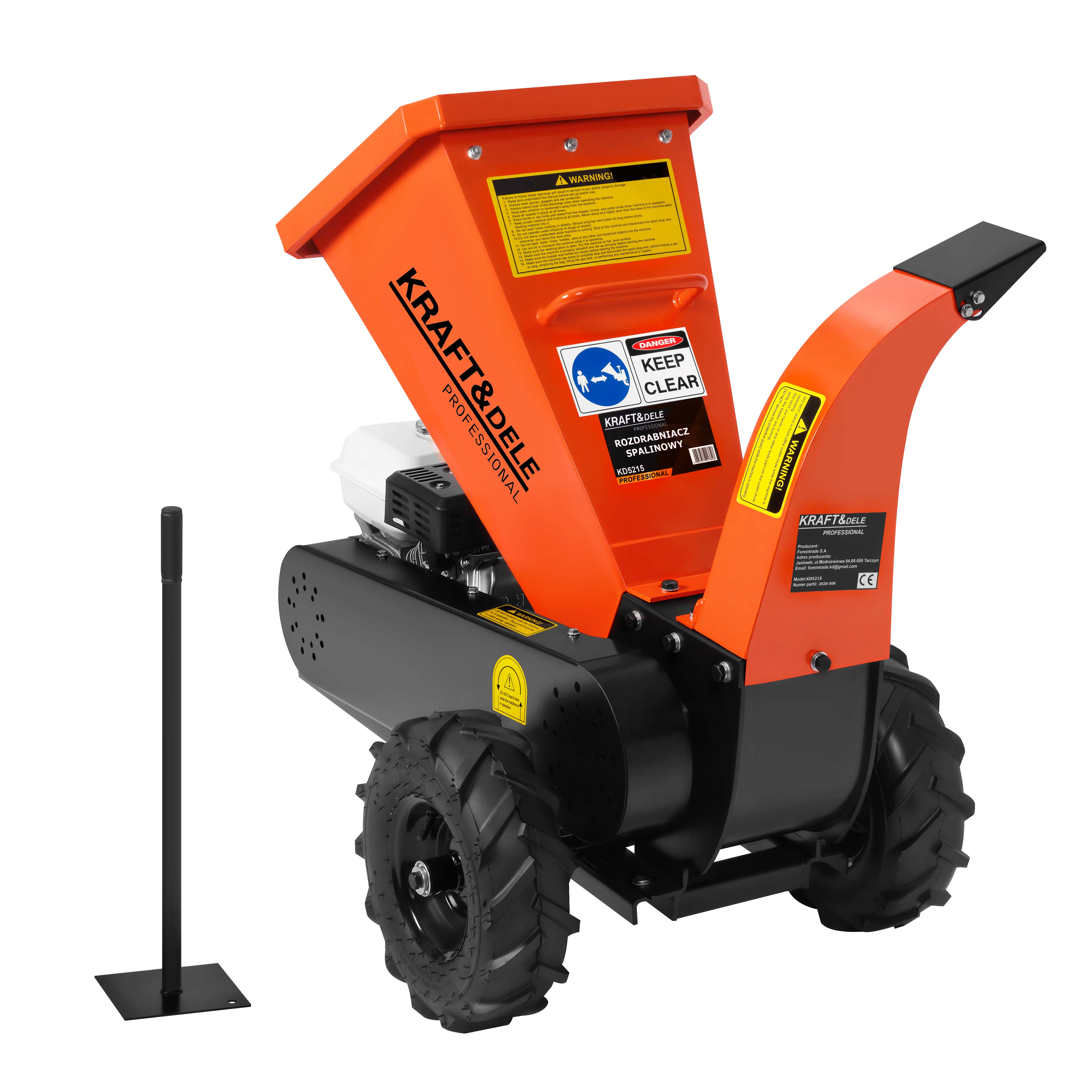 Benzínový drtič 7HP 500-2500kg KD5215