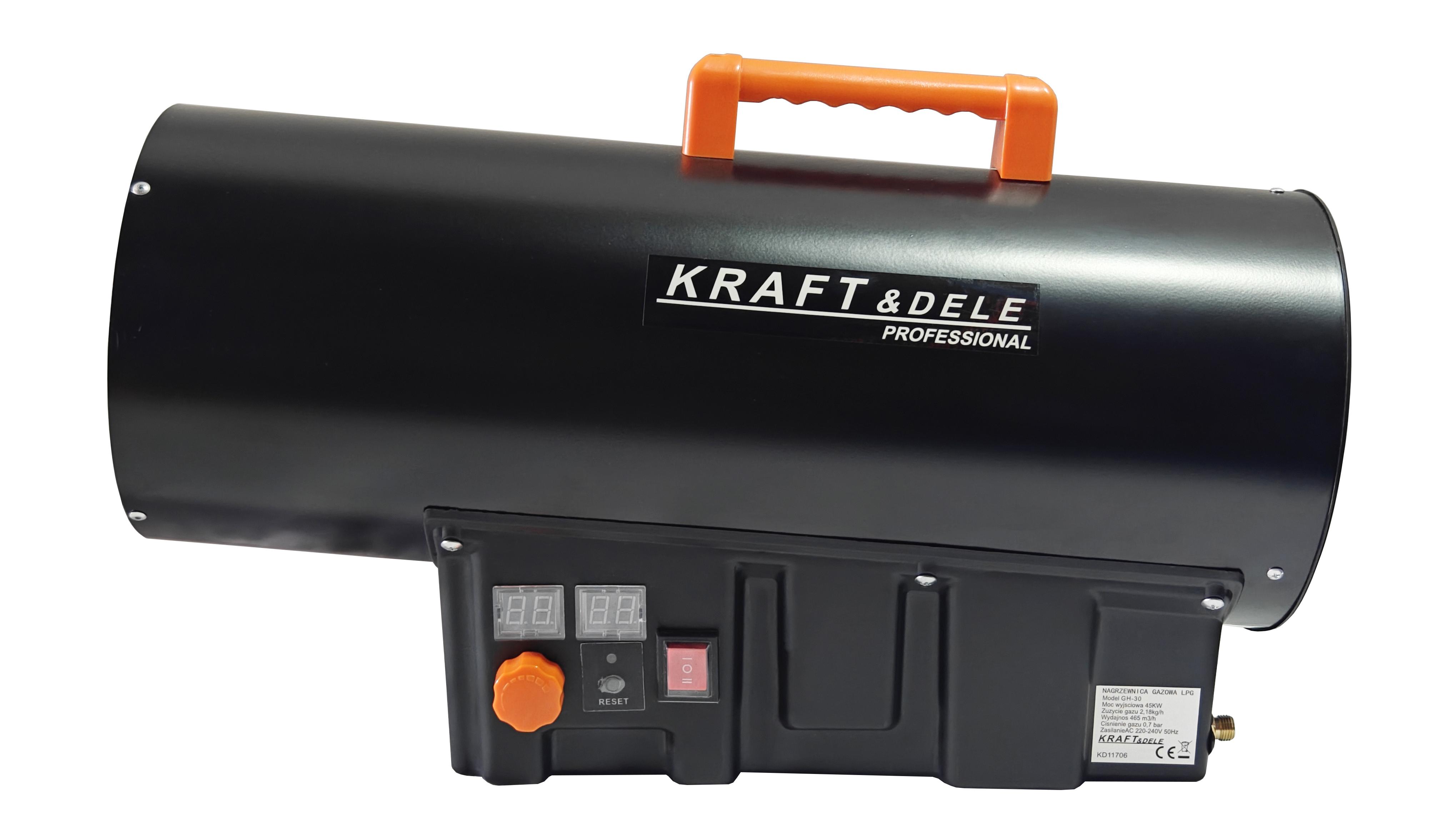 Plynový ohřívač 45kW Termostat KD11706