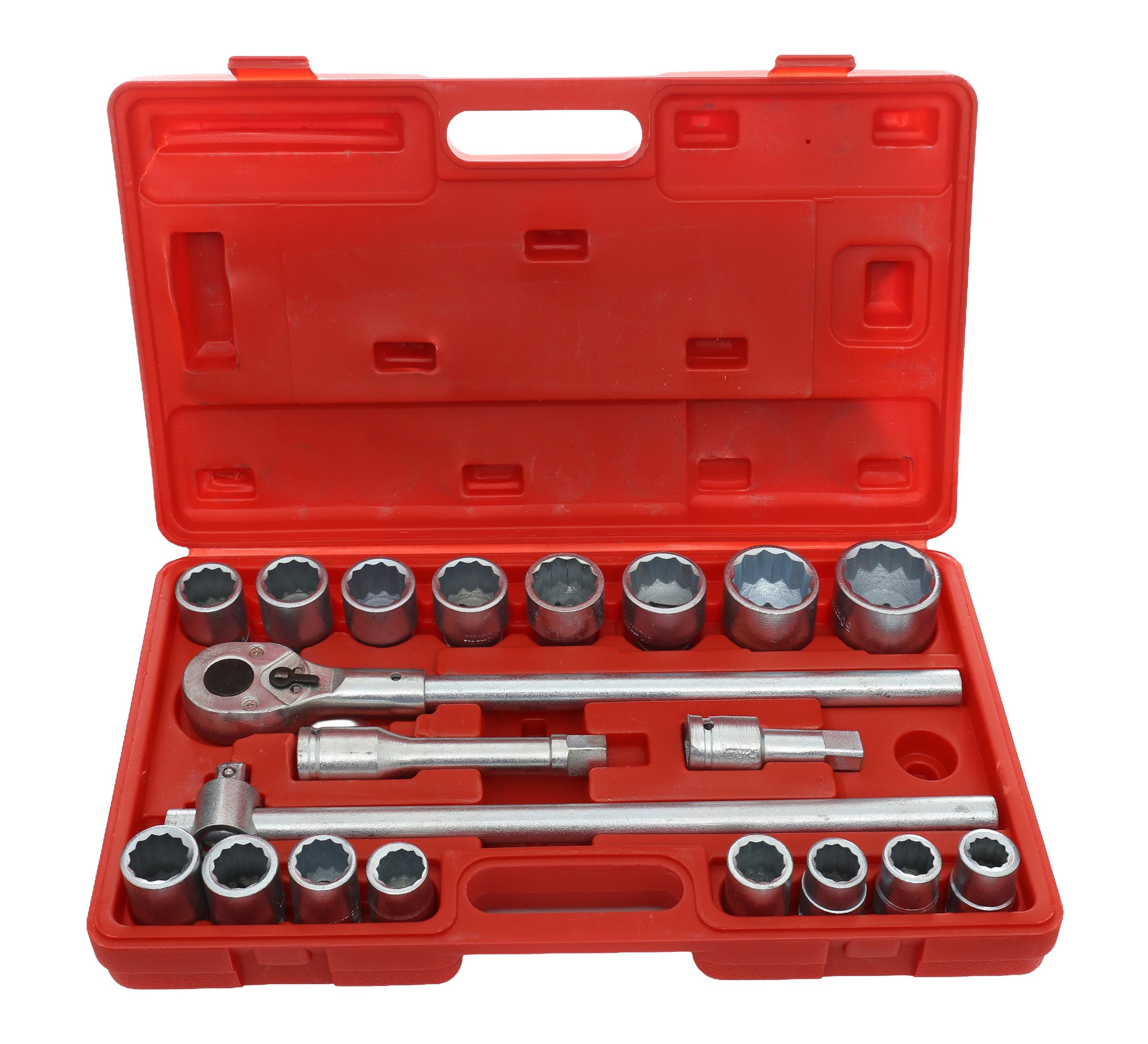 Sada nástrčných hlavic 3/4" dvanáctihranné 21ks KD305