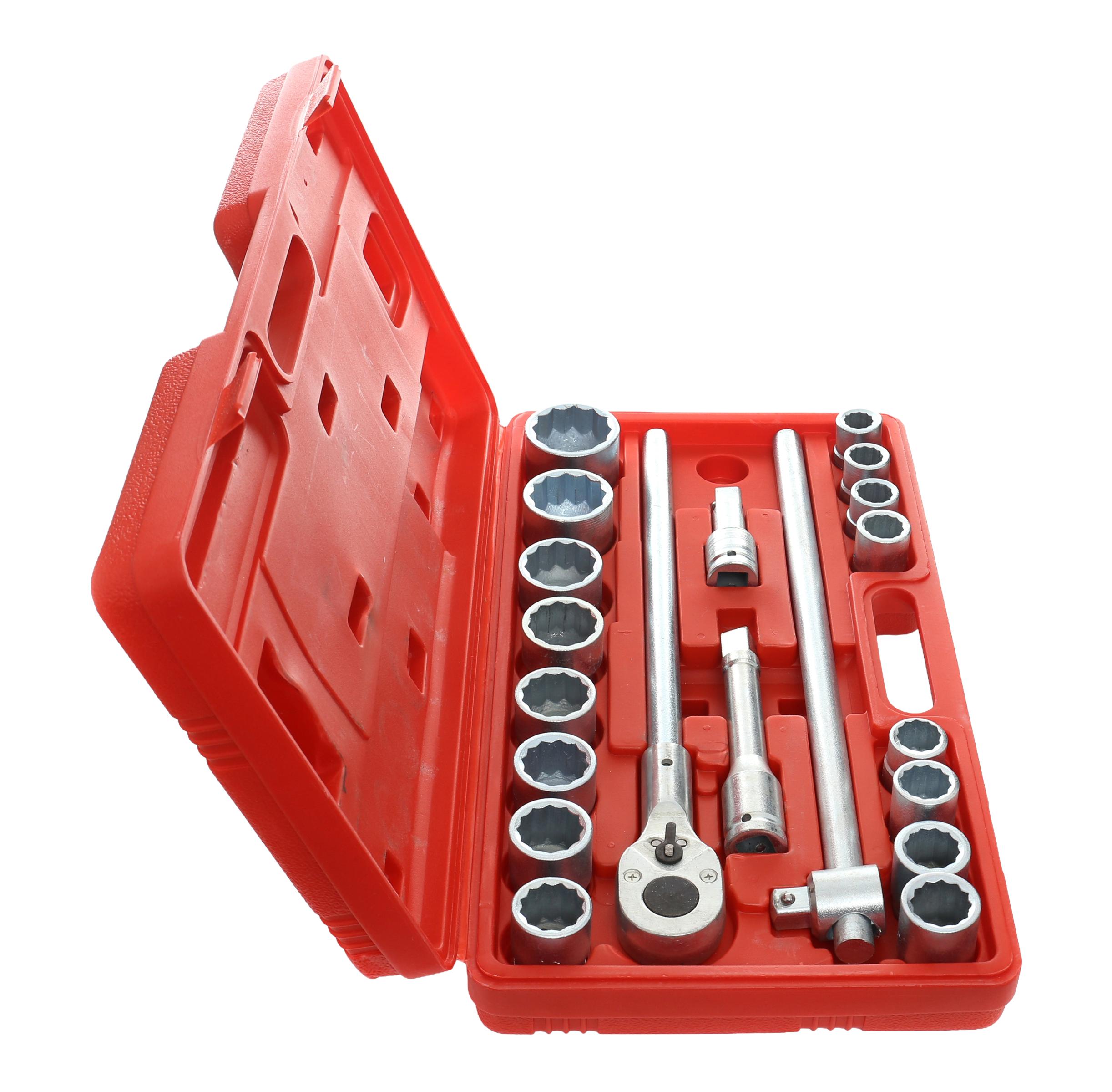 Sada nástrčných hlavic 3/4" dvanáctihranné 21ks KD305