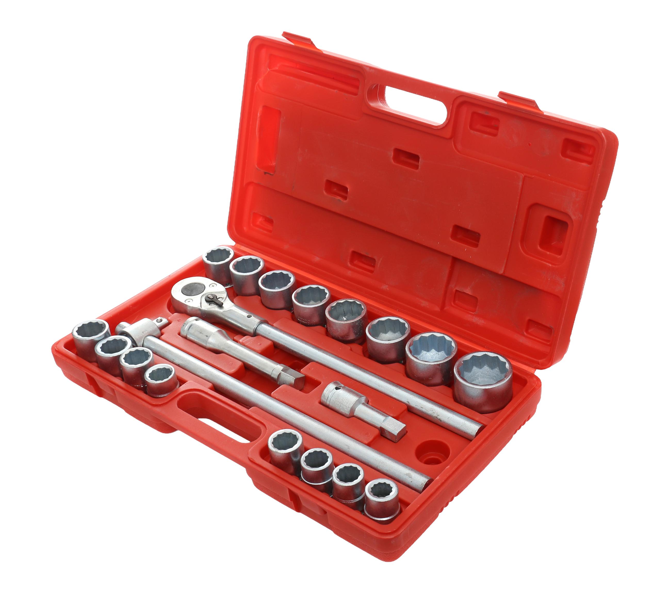 Sada nástrčných hlavic 3/4" dvanáctihranné 21ks KD305