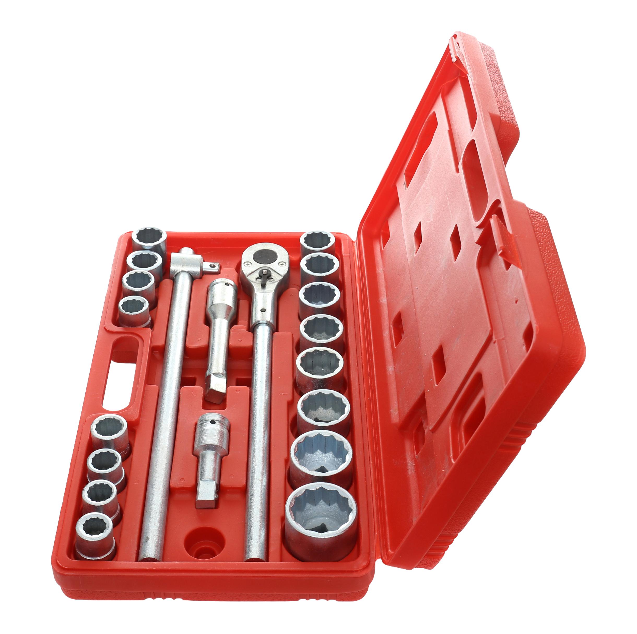 Sada nástrčných hlavic 3/4" dvanáctihranné 21ks KD305