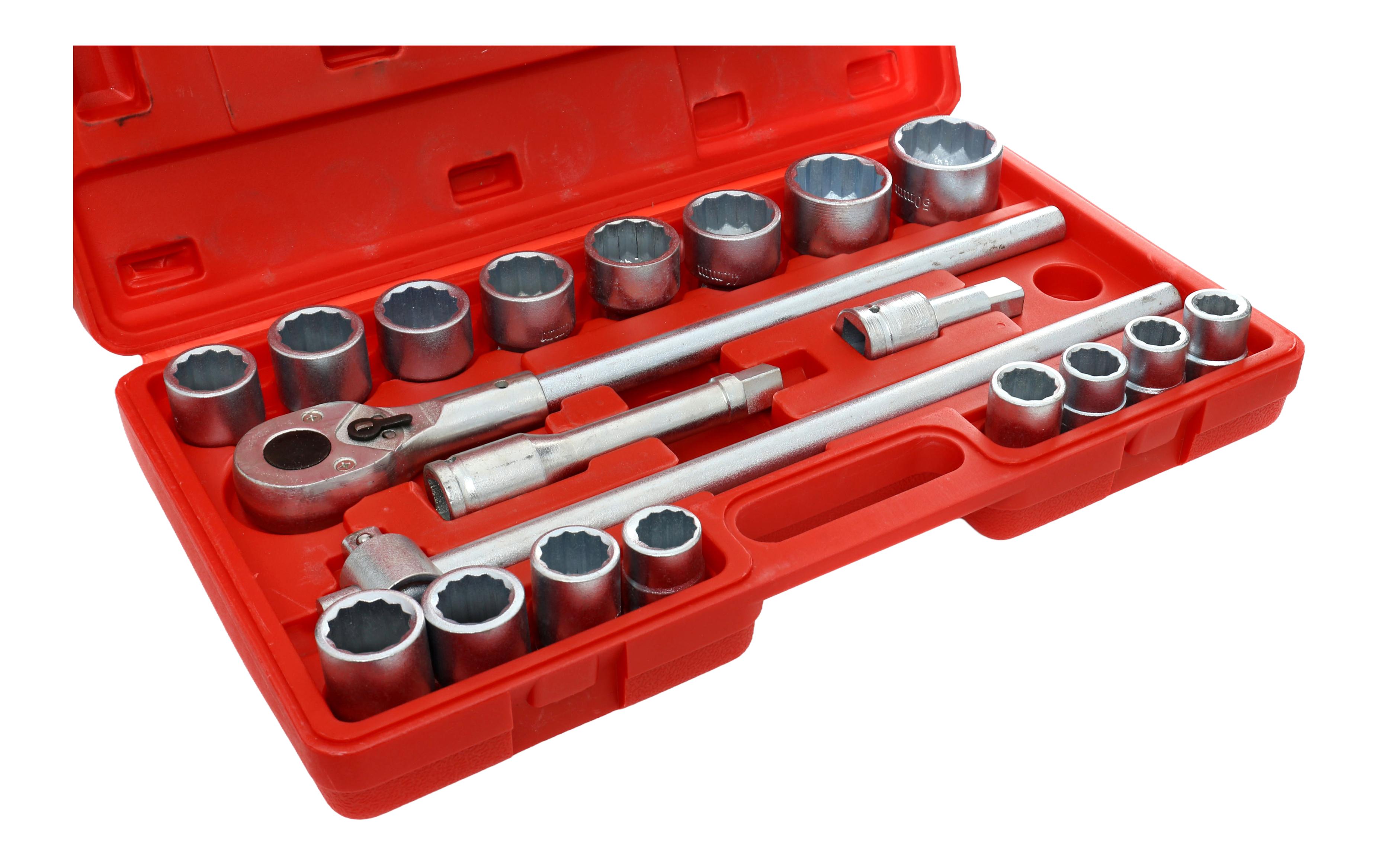 Sada nástrčných hlavic 3/4" dvanáctihranné 21ks KD305