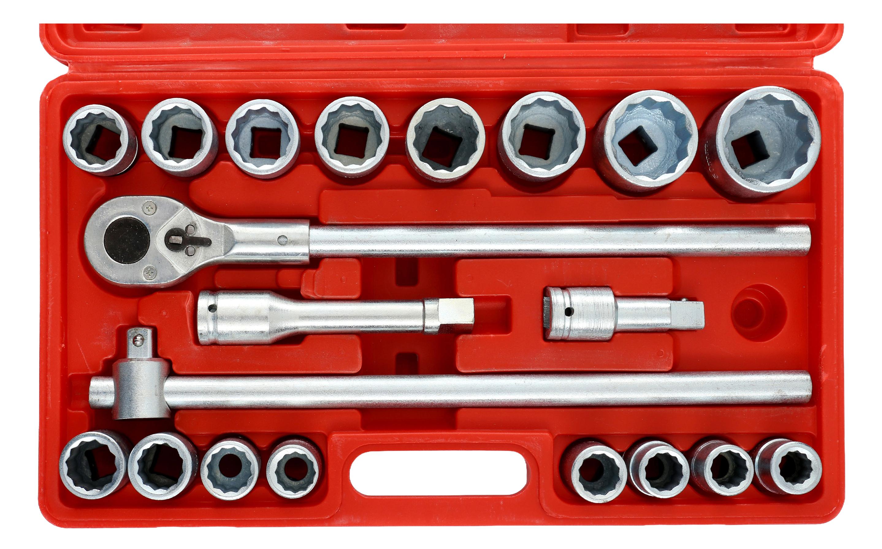 Sada nástrčných hlavic 3/4" dvanáctihranné 21ks KD305