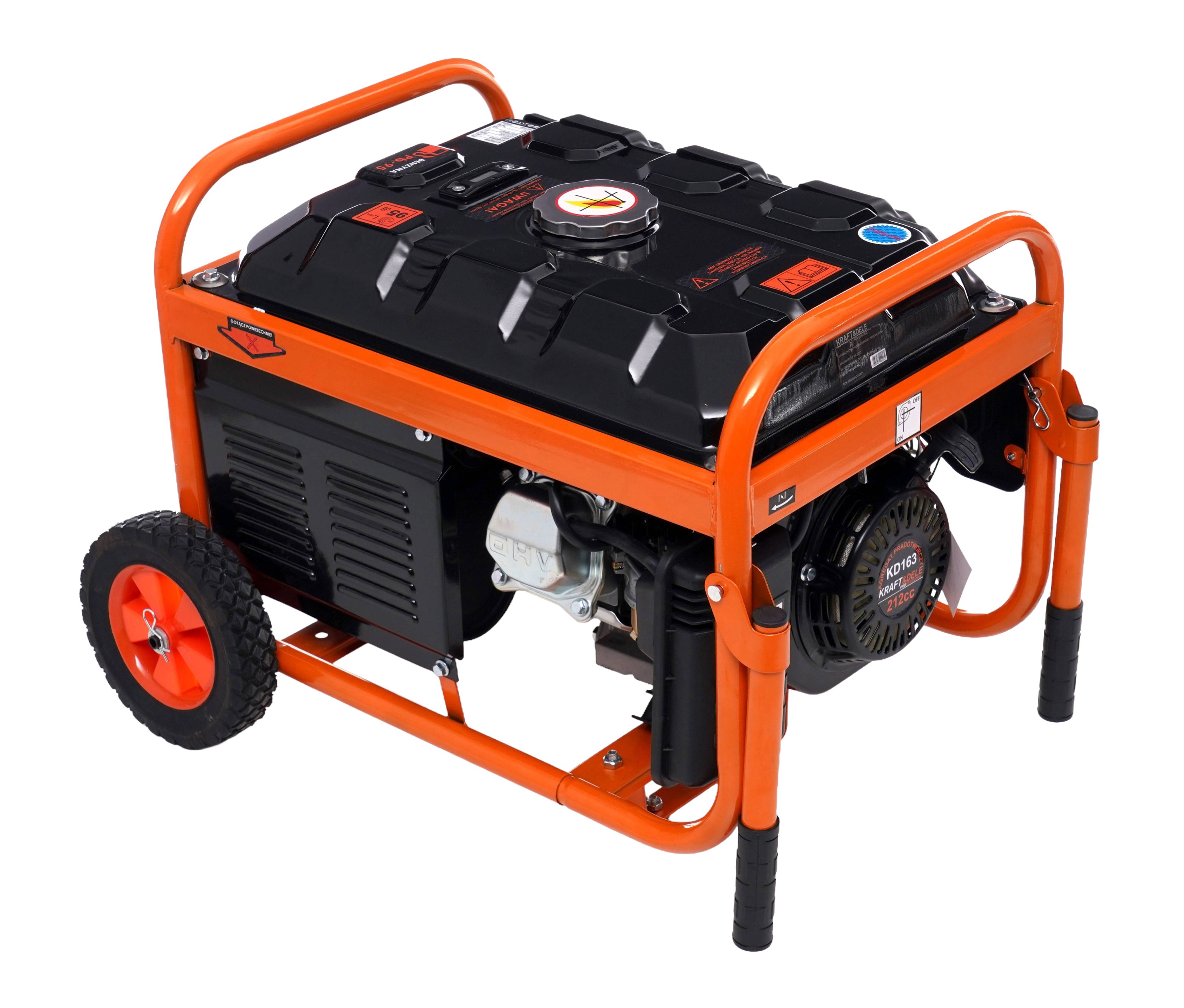 Generátor proudu 3500W 12/230V/380V KD163